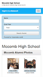 Mobile Screenshot of mccombhighschool.org